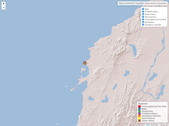 AccusationMap screenshot