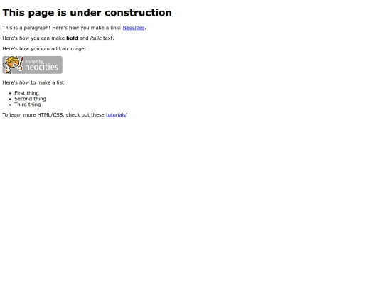 index screenshot