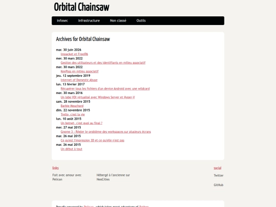 archives screenshot
