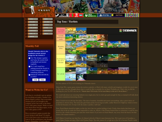 toptens screenshot