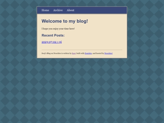 blog screenshot