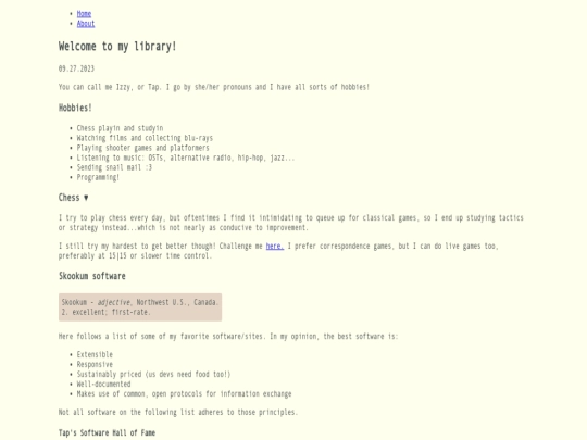 index screenshot