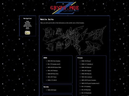 mobilesuits screenshot