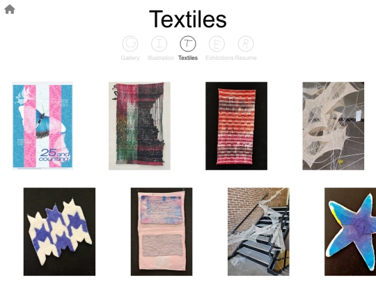 textiles screenshot