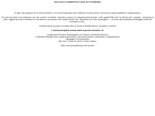 futurismocommenti screenshot