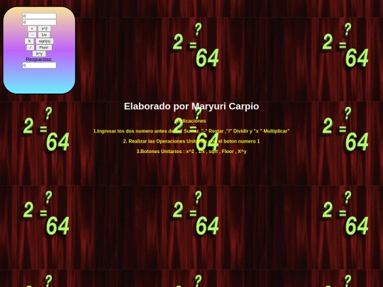 Calculadoras/Calculos screenshot