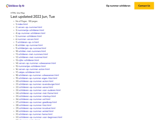 sitemap screenshot