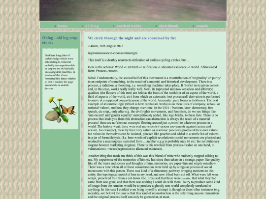log/oldog screenshot