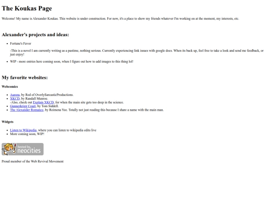 index screenshot