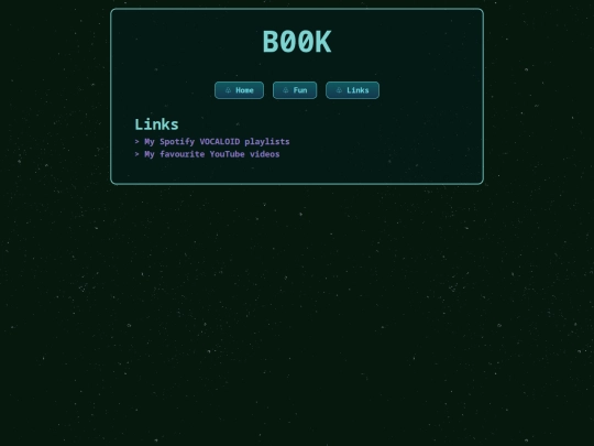 links screenshot