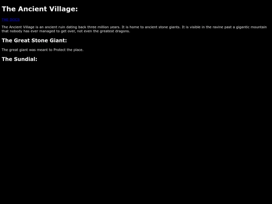 The Cave System/AncientVillage screenshot