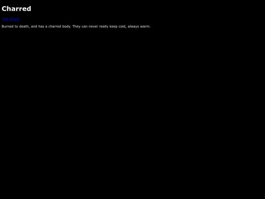 The Cave System/Charred screenshot