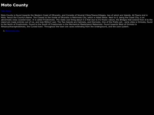 The Cave System/Into the City/Moto County/1MotoCounty screenshot