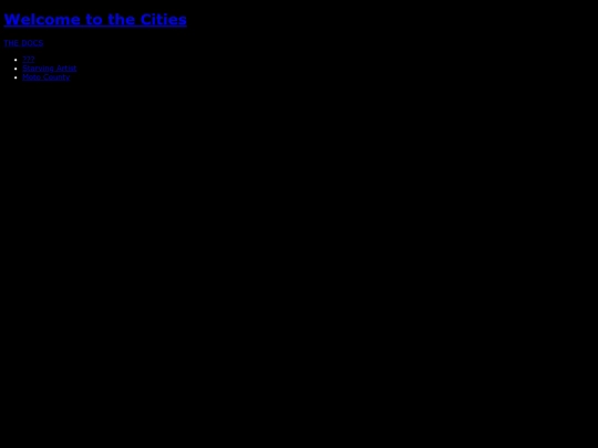 The Cave System/Into the City/TableofTheCity screenshot