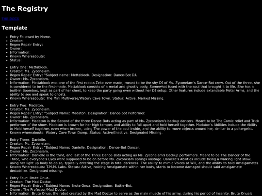 The Cave System/Registry screenshot