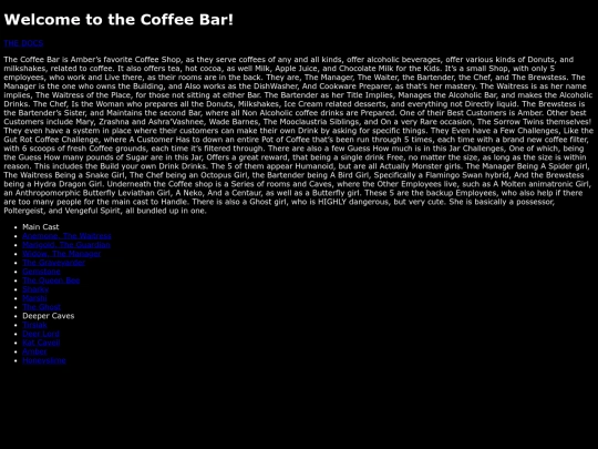 The Cave System/TheCoffeeBar screenshot