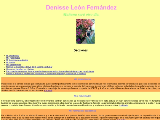 CV screenshot