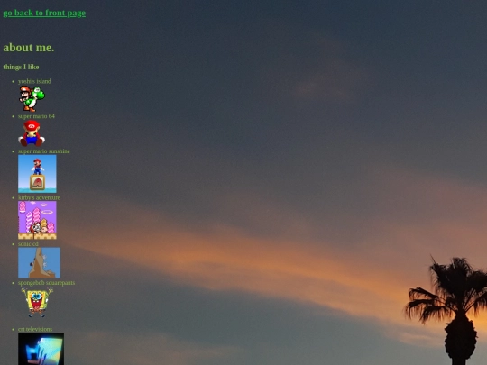 aboutme screenshot