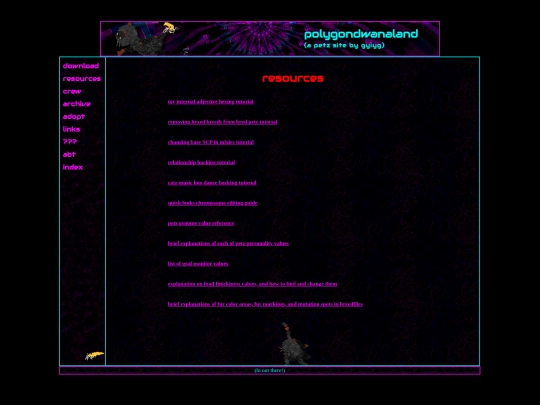 resources screenshot