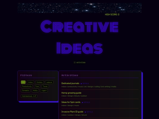 Tools/Plan screenshot