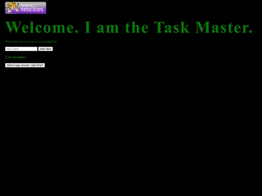 Tools/TaskMaster screenshot