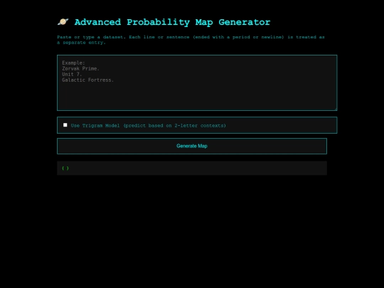 Tools/probabilitymapper screenshot