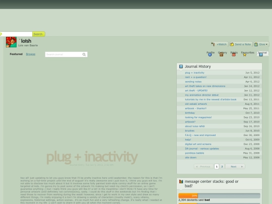 journal screenshot