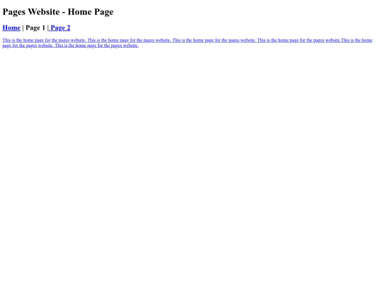 pages  screenshot