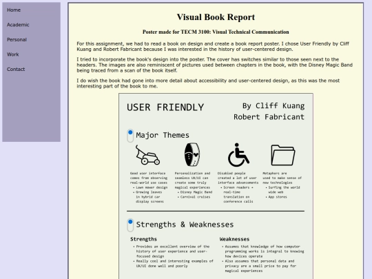 academic/book_report screenshot