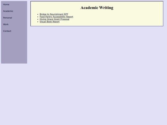 academic/directory screenshot