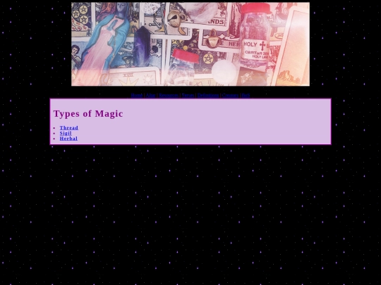 types screenshot