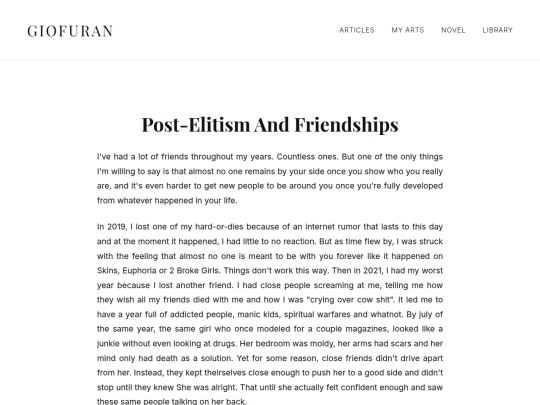 friendships screenshot