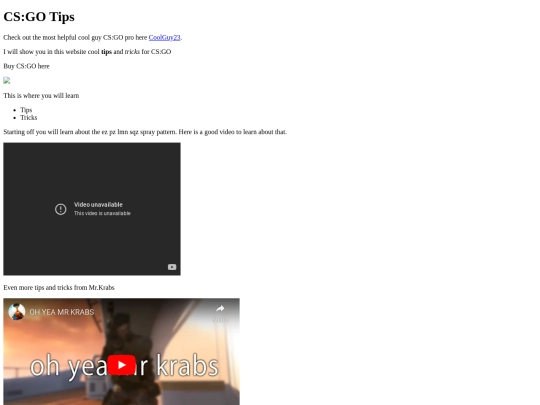 index screenshot