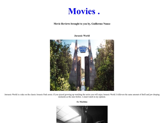 css/onepagemoviereview screenshot