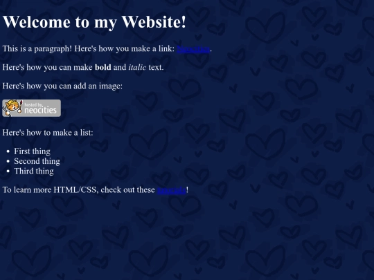 test screenshot