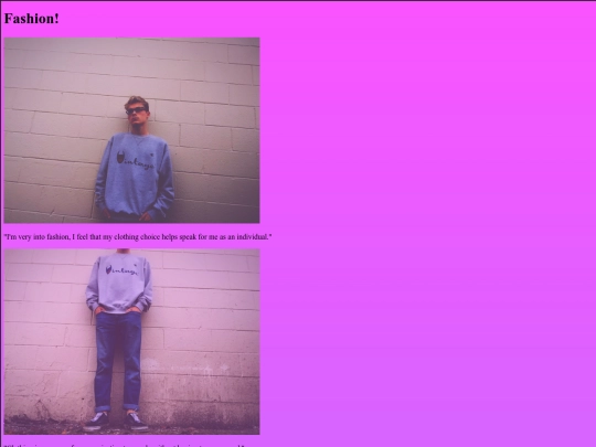 fashion screenshot