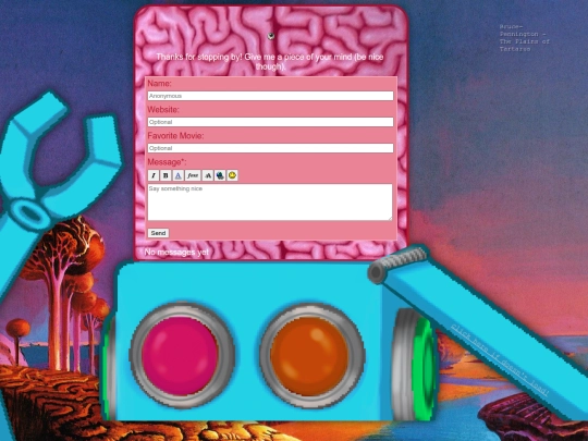 Guestbook/testing screenshot