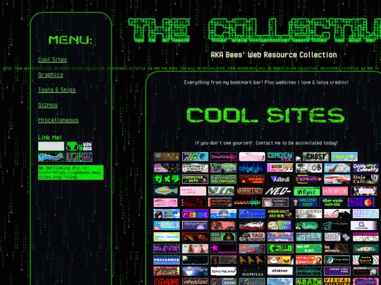 Link Page/links screenshot