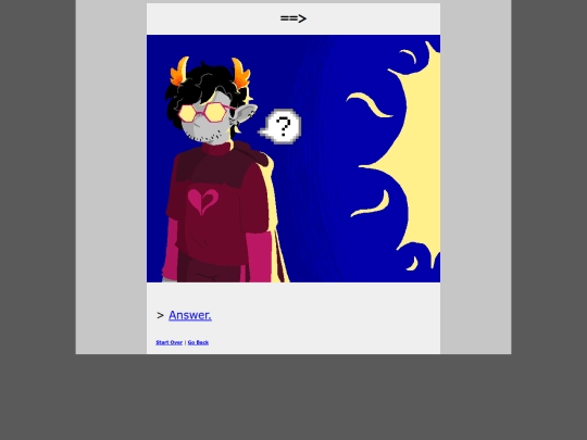 Homestuck/hscomicpg13 screenshot