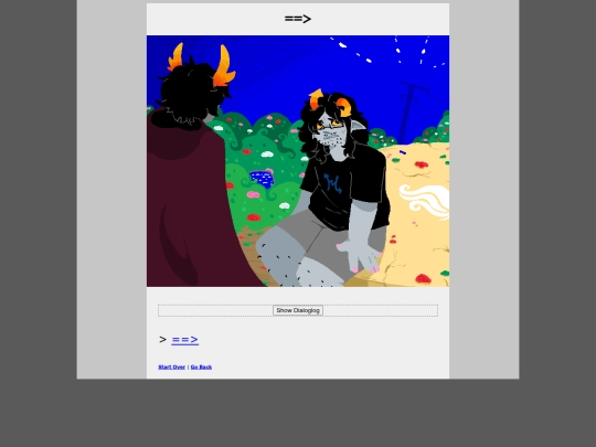 Homestuck/hscomicpg2 screenshot