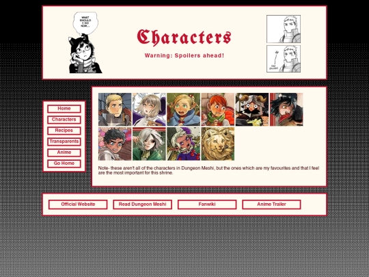 Shrines/dmcharacters screenshot