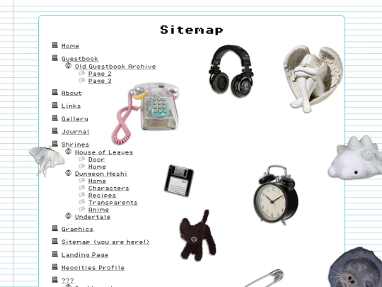 sitemap screenshot