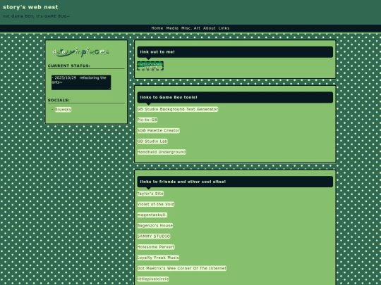links screenshot