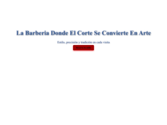barberia/Pagina screenshot