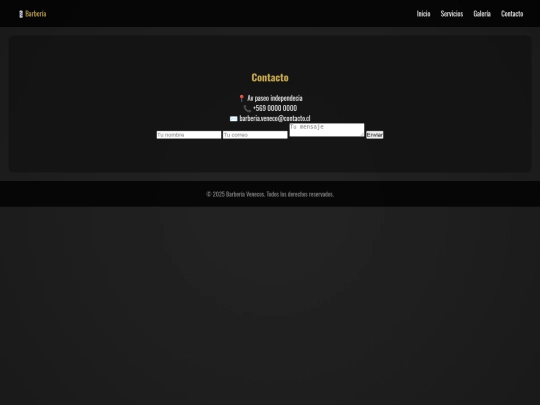 barberia/contacto screenshot