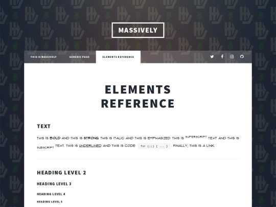 elements screenshot