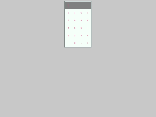 calculator screenshot
