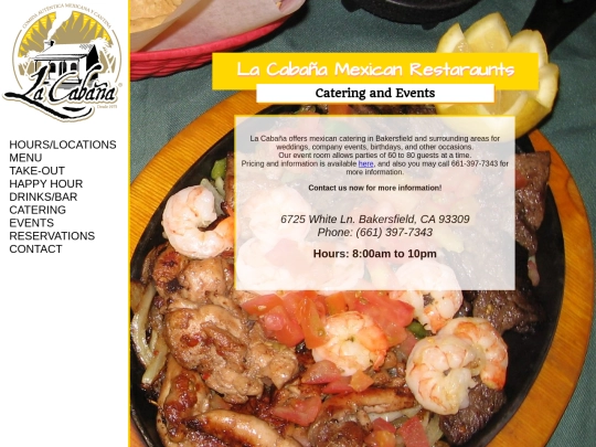 lacabana/catering screenshot