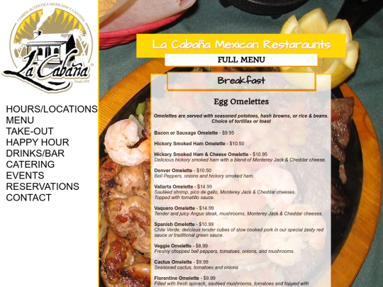 menu screenshot
