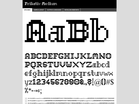 fontkit/frikativ-demo screenshot
